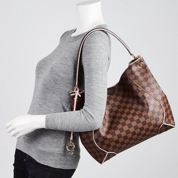 💎✨Authentic✨💎Louis Vuitton Caissa Rose Ballerine Damier Ebene